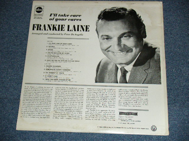 画像: FRANKIE LAINE - I'LL TAKE CARE OF YOUR CARES  / 1967 US ORIGINAL Stereo  LP 