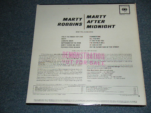 画像: MARTY ROBBINS - MARTY AFTER MIDNIGHT / 1962 US ORIGINAL Promo 6 Eyes MONO  LP 