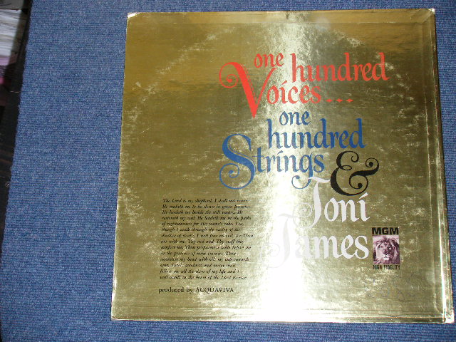 画像: JONI JAMES - ONE HUNDRED(100) VOICES...ONE HUNDRED ( 100 ) STRINGS & JONI  ( Ex+/Ex++) / 1960 US ORIGINAL BLACK LABEL MONO LP