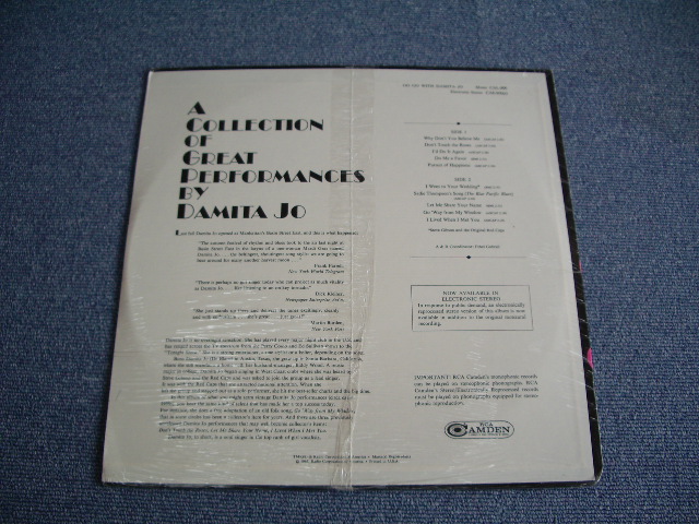 画像: DAMITA JO - GO GO WITH / 1965 US ORIGINAL SEALED LP 