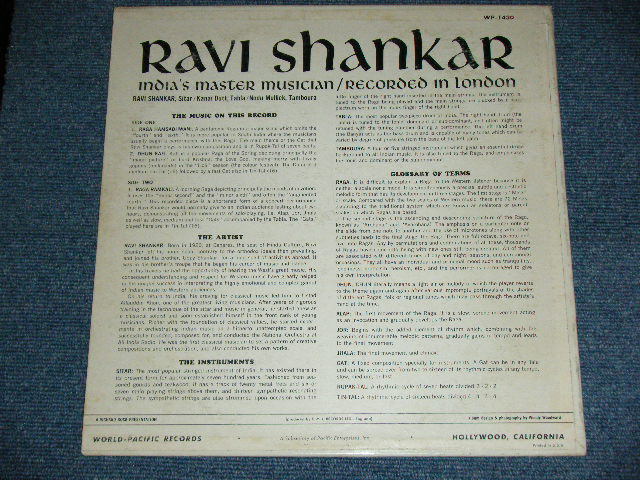 画像: RAVI SHANKAR - IN LONDON  /  1966 US ORIGINAL MONO Used LP