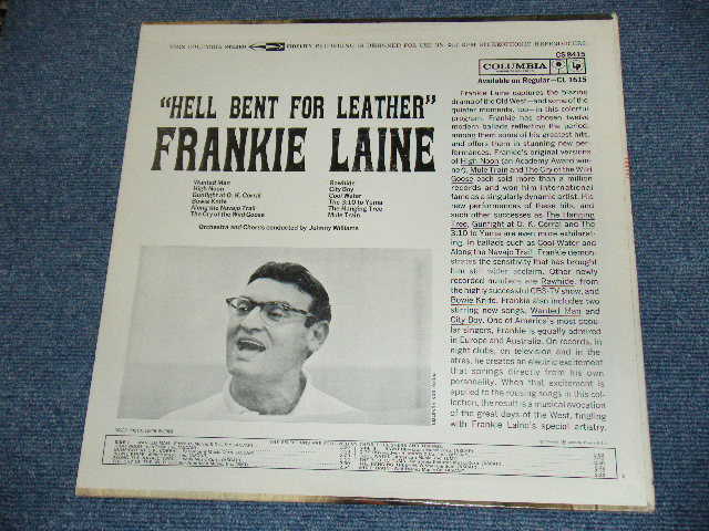 画像: FRANKIE LAINE - HELL BENT FOR LEATHER!  / 1962 US ORIGINAL 360 SOUND Label STEREO  LP 
