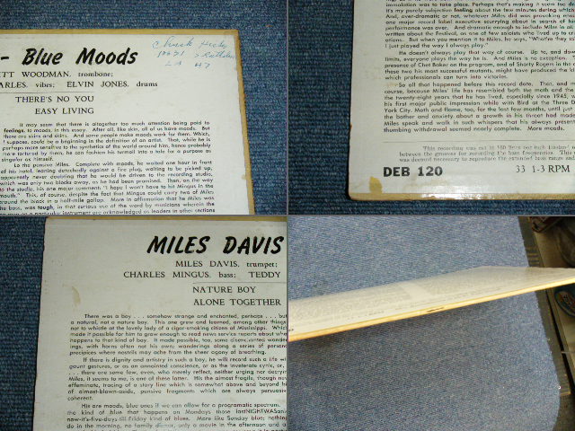 画像: MILES DAVIS  - BLUE MOODS  / 1955 US ORIGINAL Mono LP 