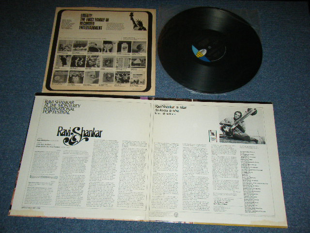 画像: RAVI SHANKAR - AT THE MONTEREY INTERNATIONAL POP FESTIVAL( Ex+/Ex++) /  1967 US ORIGINAL STEREO  Used LP