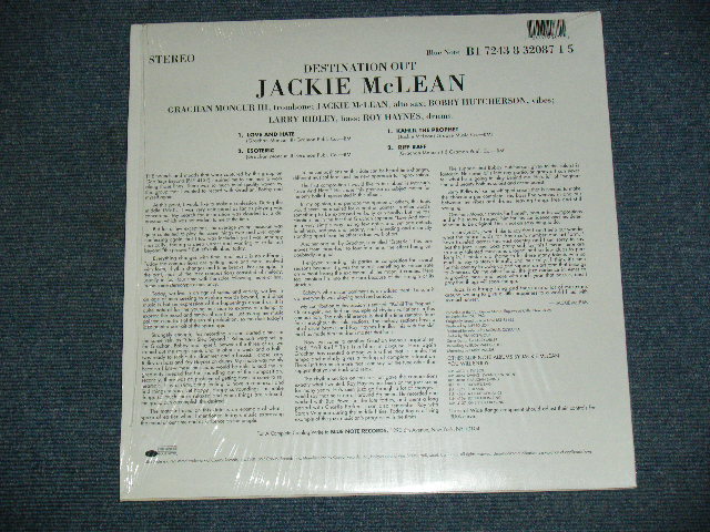 画像: JACKIE MC LEAN - DESTINATION...OUT!  / 1995  US Reissue 180 Gram Heavy Weight used LP