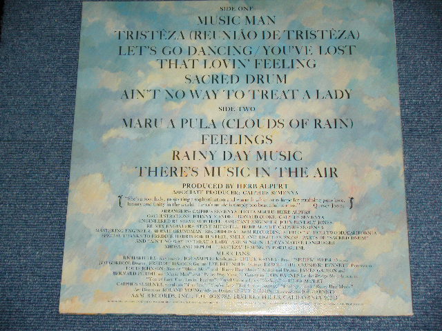 画像: LETTA MBULU ( Produced by HERB ALPERT : Suported by JIM GORDON,CHUCK RAINY,JOE SAMPLE,+ MORE )  - THERE'S MUSIC IN THE AIR  / 1976  US ORIGINAL Used LP