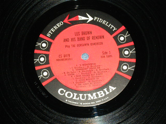 画像: LES BROWNI  - THE GERSHWIN BANDBOOK /  1961 US ORIGINAL 6 EYE'S Label STEREO  LP  