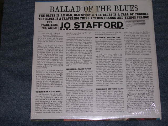 画像: JO STAFFORD - BALLAD OF THE BLUES / 1968 US MAIL ORDER Brand New Sealed LP