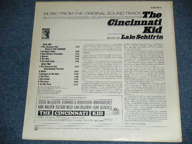 画像: V.A. OST ( by LALO SCHIFRIN, RAY CAHRLES ) - THE CINCINNATI KID  / 1965 US ORIGINAL Used  LP  