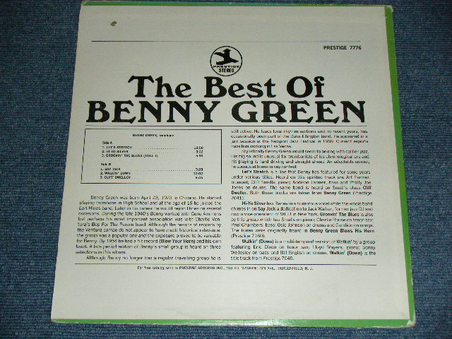 画像: BENNY GREEN - THE BEST OF / 1970  US ORIGINAL Used LP