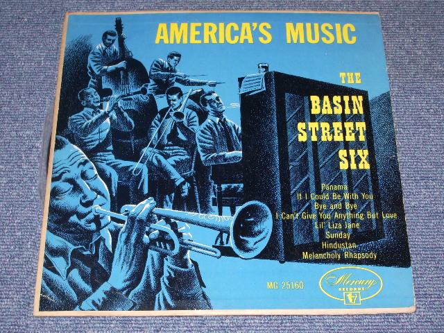 画像1: THE BASIN STREET SIX - AMERICA'S MUSIC /1952 US ORIGINAL 10"LP  