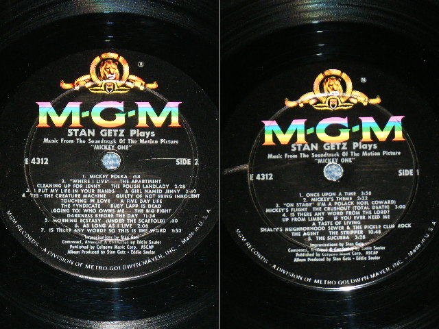 画像: STAN GETZ ost - MICKEY ONE / 1965 US ORIGINAL Mono LP