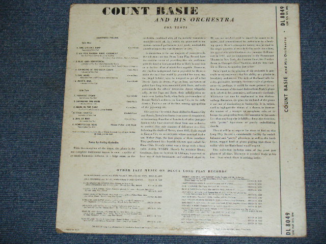 画像: COUNT BASIE - COUNT BASIE and HIS ORCHESTRA  / 1954 US ORIGINAL MONO LP  