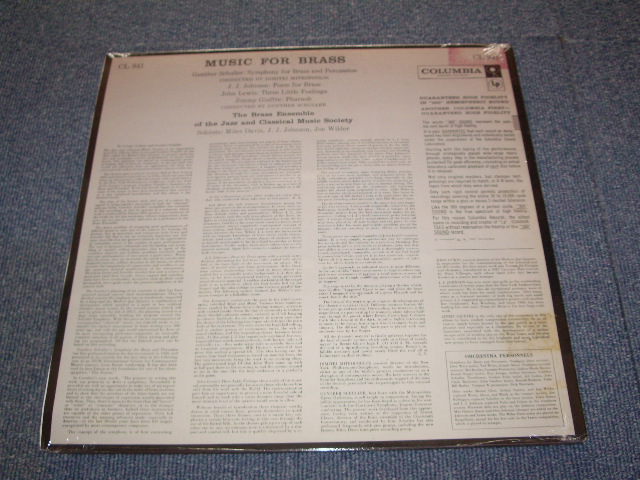 画像: THE BRASS ENSEMBLE ( Solists : MILES DAVIS,J.J. JAY JAY JOHNSON, JOE WILDER )-MUSIC FOR BRASS   / US Reissue Sealed  LP 