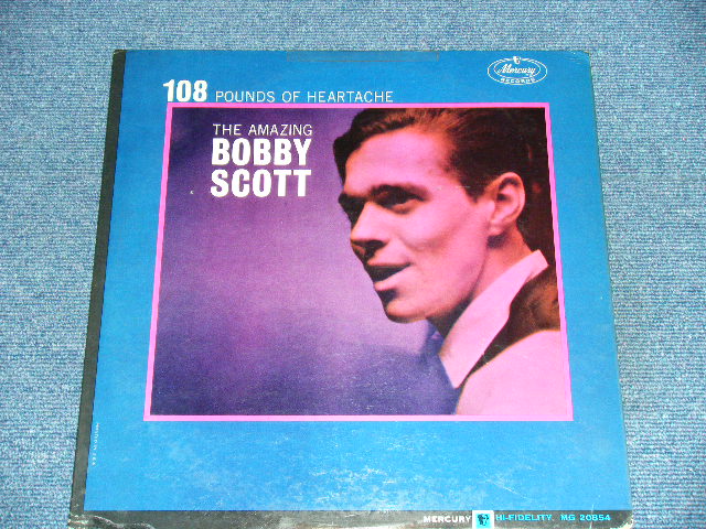 画像1: BOBBY SCOTT - 108 PONDS OF HEARTACHE : THE AMAZING BOBBY SCOTT / 1963 US ORIGINAL Blue Label Promo Mono LP