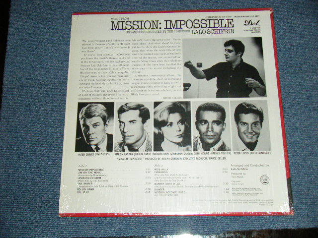 画像: TV OST ( LALO SCHIFRIN ) - MISSION : IMPOSSIBLE ( MINT/MINT- )  / 1967 US ORIGINAL STEREO Used LP 