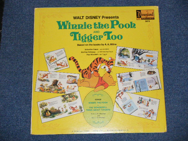 画像: DISNEY OST - WINNIE THE POOH AND TIGGER TOO / 1974 US ORIGINAL LP  