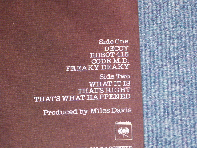 画像: MILES DAVIS - DEXCOY /  US Reissue  Sealed LP  Out-Of-Print 