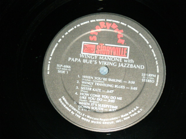 画像: WINGY MANONE - WITH PAPA BUE'S VIKING JAZZBAND / 1977 US Used LP