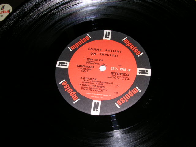 画像: SONNY ROLLINS - ON IMPULSE! / 1966? US ORIGINAL (RECORD CLUB RELEASE ) STEREO LP