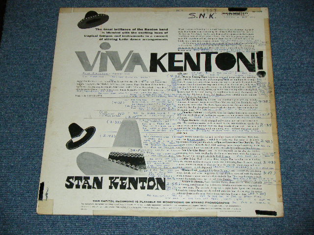 画像: STAN KENTON - VIVA KENTON!  / 1959 US ORIGINAL MONO  Used LP