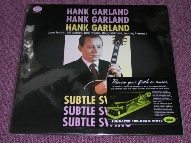 画像1: HANK GARLAND - SUBTLE SWING / US REISSUE  180 gram Heavy Weight vinyl Brand New Sealed LP 