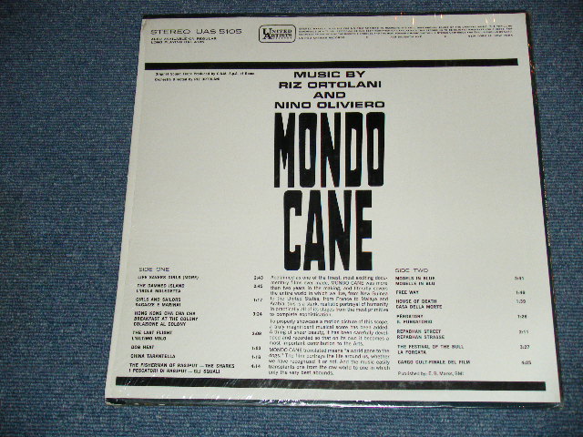 画像: OST/ MUSIC BY RIZ ORTOLANI AND NINO OLIVIERO - MONDO CANE / 1963 US ORIGINAL Sereo LP 