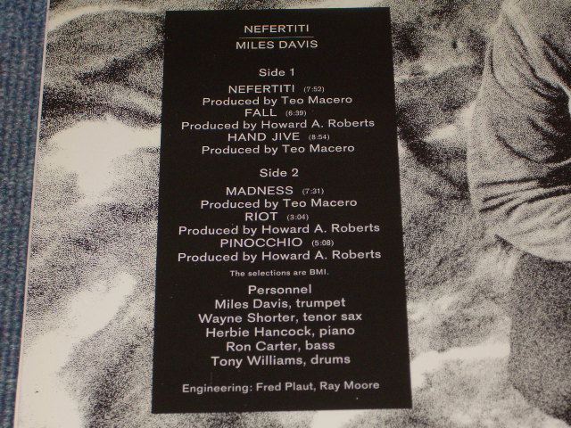 画像: MILES DAVIS - NEFERTITI (Ex+++/MINT-) / US AMERICA Reissue Used LP 