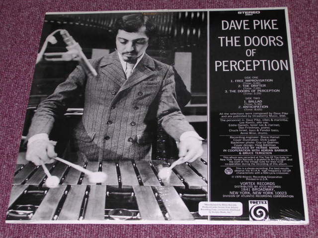 画像: DAVE PIKE - THE DOORS OF PERCEPTION / US REISSUE SEALED LP 
