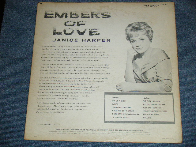 画像: JEANICE HARPER - EMBER OF LOVE / 1960 US ORIGINAL MONO Used LP 