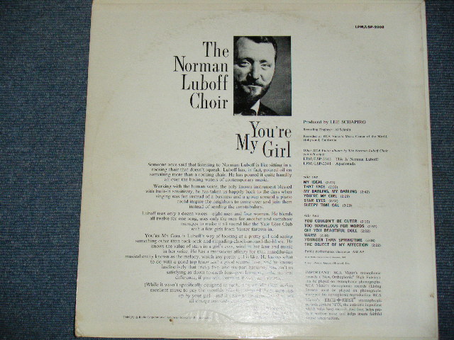 画像: THE NORMAN LUBOFF CHOIR - YOU'RE MY GIRL / 1964 US ORIGINAL STEREO LP  