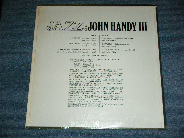 画像: JOHN HANDY - JAZZ JOHN HANDY III  / 1964 US ORIGINAL STEREO Used LP 