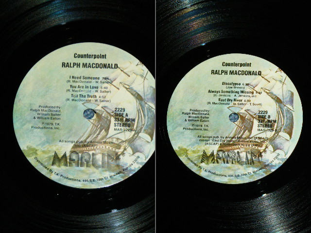 画像: RALPH MACDONALD - COUNTERPOINT / 1979  US ORIGINAL Used LP