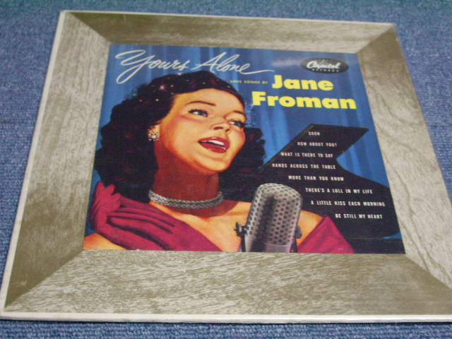 画像1: JANE FROMAN - YOURS ALONE / 1955 US ORIGINAL 10"LP 