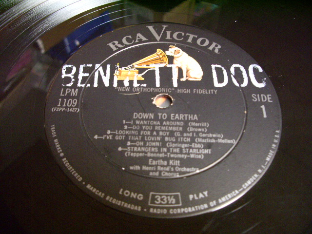 画像: EARTHA KITT - DOWN TO EARTHA /1955 US MONO ORIGINAL LP  
