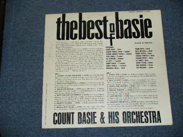 画像: COUNT BASIE - THE BEST OF BASIE  / 1962 US ORIGINAL MONO LP  