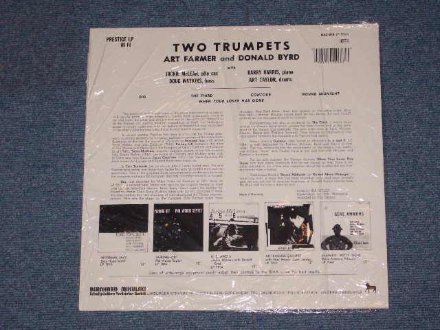 画像: ART FARMER & DONALD BYRD - 2 TRUMPETS  / GERMAN  Reissue Sealed LP