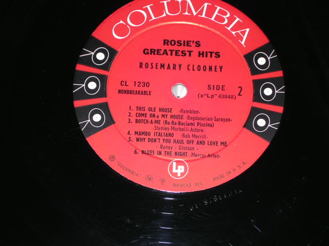 画像: ROSEMARY CLOONEY - ROSIE'S GREATEST HITS / 1958 US ORIGINAL MONO LP 