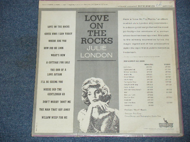 画像: JULIE LONDON - LOVE ON THE ROCKS( Ex-/Ex+++ Looks:Ex++ ) / 1963 US ORIGINAL STEREO LP