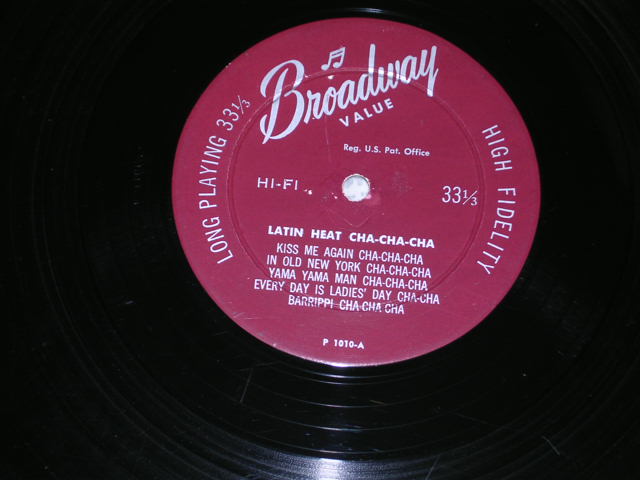 画像: LATIN HEAT - CHA CHA CHA / 196? US ORIGINAL MONO LP