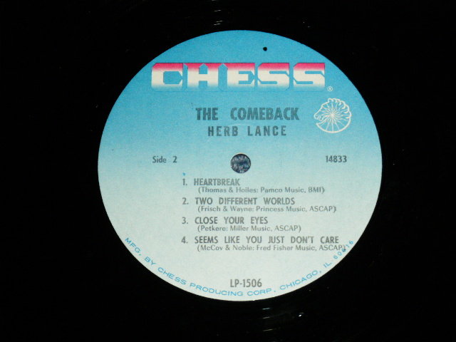 画像: HERB LANCE - THE COMEBACK / 1966 US ORIGINAL MONO LP 
