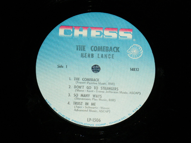 画像: HERB LANCE - THE COMEBACK / 1966 US ORIGINAL MONO LP 