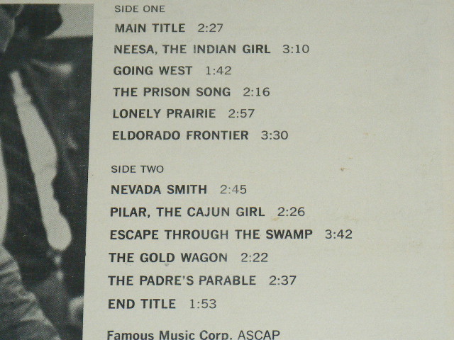 画像: OST : ALFRED NEWMAN - NEVADA SMITH / 1966 US ORIGINAL Brand New SEALED Mono LP Found Dead Stock 