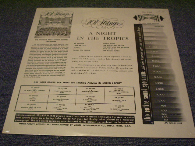 画像: 101 STRINGS - A NIGHT IN THE TROPICS /1958? US ORIGINAL SEALED LP 