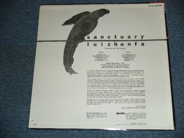 画像: LUIS BONFA - SANCTUARY  / 1972 US ORIGINAL Brand New Sealed  LP