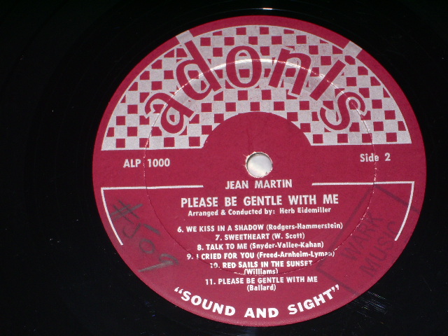 画像: JEAN MARTIN - PLEASE BE GENTLE WITH ME / 1959  US ORIGINAL MONO LP 