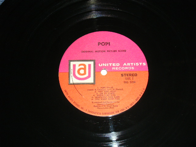 画像: Original Motion Picture Score / DOMINIC FRONTIERE - POPI / 1960's  US ORIGINAL STEREO LP 