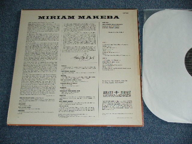 画像: MIRIAM MAKEBA - MIRIAM MAKEBA  / 1960 US ORIGINAL STEREO Used LP