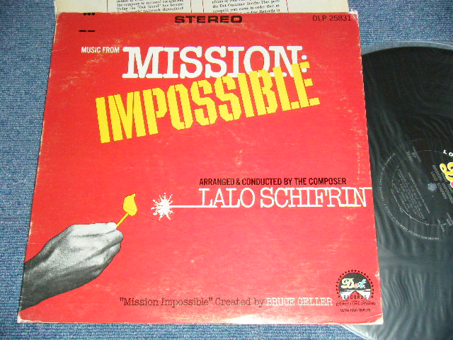 画像1: TV OST ( LALO SCHIFRIN ) - MISSION : IMPOSSIBLE ( VG+++/Ex+ )  / 1967 US ORIGINAL STEREO Used LP 