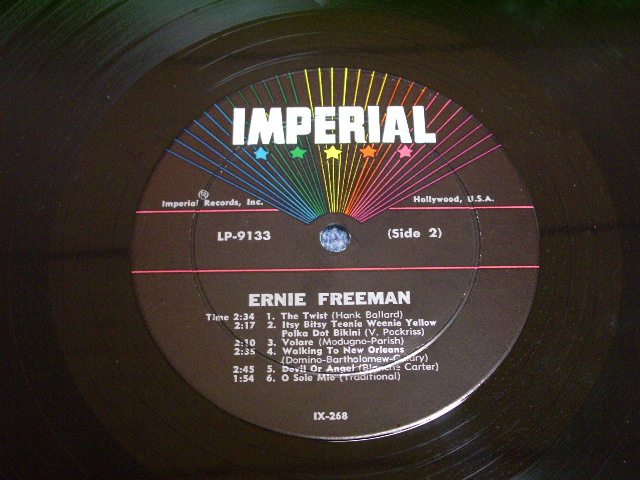 画像: ERNIE FREEMAN - THE DARK AT THE TOP OF THE STAIRS / 1960 MONO US ORIGINAL LP 